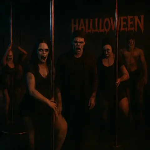 Halloween pole