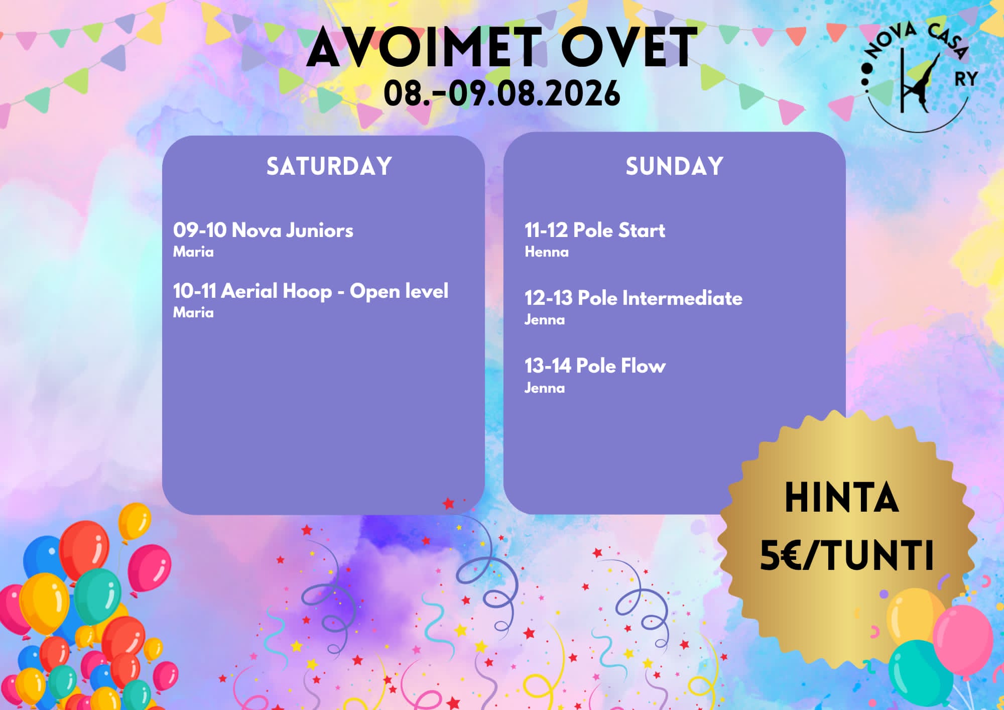 Avoimet ovet 8-9.8.2026