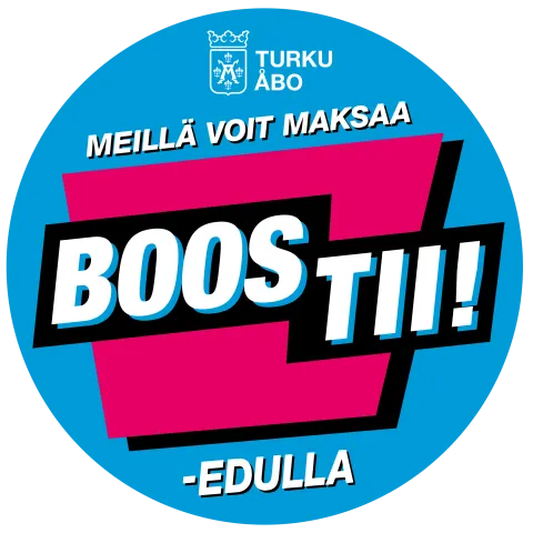 Meillä voit maksaa Boostii edulla