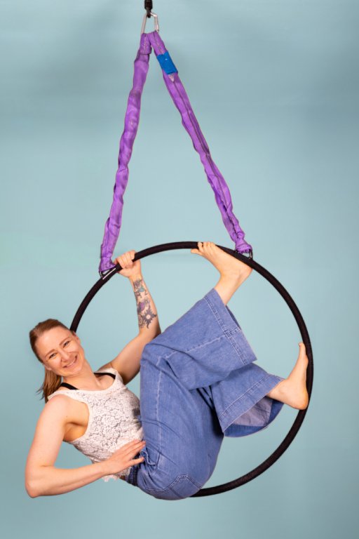 Aerialhoop  Man in the moon